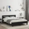 Image de vidaXL Cadre de lit sans matelas noir 150x200 cm 3207414