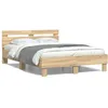 Image de vidaXL Cadre de lit sans matelas chêne sonoma 120x200 cm 3207429