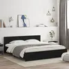 Image de vidaXL Cadre de lit sans matelas noir 200x200 cm 3207456