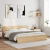Image de vidaXL Cadre de lit sans matelas chêne sonoma 200x200 cm 3207457