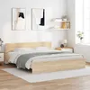 Image de vidaXL Cadre de lit sans matelas chêne sonoma 160x200 cm 3207471