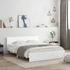 Image de vidaXL Cadre de lit sans matelas blanc 150x200 cm 3207476
