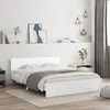 Image de vidaXL Cadre de lit sans matelas blanc 140x200 cm 3207483