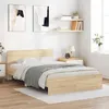 Image de vidaXL Cadre de lit sans matelas chêne sonoma 120x190 cm 3207513