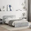 Image de vidaXL Cadre de lit sans matelas gris béton 120x190 cm 3207514