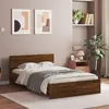 Image de vidaXL Cadre de lit sans matelas chêne marron 120x190 cm 3207517