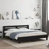 Image de vidaXL Cadre de lit avec LED sans matelas noir 160x200 cm 3207533