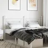 Image de vidaXL Tête de lit métal blanc 180 cm 374424