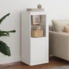 Image de vidaXL Buffet avec Lumières LED Armoire Latérale de Rangement Organisateur de Salon Salle de Séjour Maison Intérieur 836644