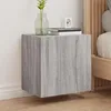 Image de vidaXL Meuble TV mural sonoma gris 405x30x40 cm bois dingénierie 836906