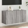 Image de vidaXL Meuble TV mural sonoma gris 80x30x41 cm 836962