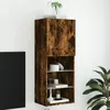 Image de vidaXL Meuble TV avec Lumières LED Armoire de Télévision Murale avec Rangement Meuble Télé Suspendu Salon Salle de Séjour 837061