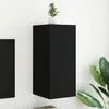 Image de vidaXL Meuble TV Mural avec Lumières LED Armoire de Télévision Suspendue avec Rangement Meuble Télé Flottant Salon 837234