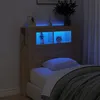 Image de vidaXL Tête de Lit à LED Tête de Cadre de Lit Accessoire de Lit Simple Meuble de Chambre à Coucher Maison Intérieur 837332