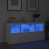 Image de vidaXL Buffet avec Lumières LED Armoire avec Porte Meuble de Rangement Organisateur de Salle de Séjour Intérieur 3209065