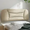 Image de Coussin de tête de lit - VIDAXL - Crème - 100 cm - Tissu polyester - Rembourré en fibre de polypropylène