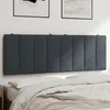 Image de vidaXL Coussin de Tête de Lit Oreiller de Tête de Lit avec Bandes Auto-agrippantes Coussin Rembourré Chambre à Coucher 374670