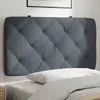 Image de vidaXL Coussin de Tête de Lit Oreiller de Tête de Lit avec Bandes Auto-agrippantes Coussin Rembourré Chambre à Coucher 374703