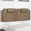 Image de vidaXL Coussin de Tête de Lit Oreiller de Lecture avec Fermeture à Glissière Coussin de Lecture pour Lit Chambre 374785