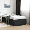 Image de vidaXL Cadre de Lit avec Lumières LED Lit Simple avec Sommier à Lattes Lit Adulte de Chambre Moderne Noir 90x190 cm Bois 3209661