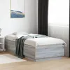Image de vidaXL Cadre de Lit Lit Simple avec Sommier à Lattes Lit Adulte Meuble de Chambre à Coucher Moderne Sonoma Gris 90x200 3209728