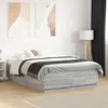 Image de vidaXL Cadre de lit sans matelas sonoma gris 140x190 cm 3209735