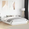 Image de vidaXL Cadre de lit avec LED sans matelas blanc 160x200 cm 3209779