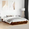 Image de vidaXL Cadre de Lit avec Lumières LED Sommier à Lattes Lit Double Lit Adulte de Chambre à Coucher Intérieur Moderne 3209797