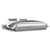 Image de vidaXL Cadre de Lit Sommier à Lattes Lit Double Lit Adulte de Chambre à Coucher Intérieur Moderne Sonoma Gris 200x200 3209833