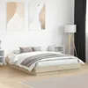 Image de vidaXL Cadre de lit sans matelas chêne sonoma 140x190 cm 3209872