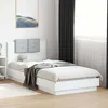 Image de vidaXL Cadre de lit sans matelas blanc 90x200 cm 3209940