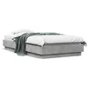 Image de vidaXL Cadre de Lit avec Lumières LED Sommier à Lattes Lit Simple Lit Adulte de Chambre à Coucher Intérieur Moderne 839549