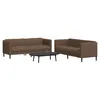 Image de vidaXL Ensemble de Canapés 2 pcs Chaise de canapé avec Accoudoirs et Dossier Meuble de Salon Salle de Séjour Moderne 3209246