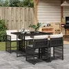 Image de vidaXL Ensemble à Manger de Jardin avec Coussins 5 pcs Table et Chaises à Dossier Rabattable Meubles dExtérieur Patio 3211614