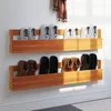 Image de vidaXL Étagères à Chaussures Murales 2 pcs Porte-chaussures Suspendue Meuble de Rangement dEntrée Salon Couloir 844490