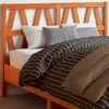 Image de vidaXL Tête de lit cire marron 160 cm bois massif de pin 844306
