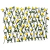 Image de Treillis de lierre artificiel - vidaXL - Extensible 180x60 cm - Jaune - Décoration jardin - Intimité extérieure