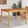 Image de vidaXL Table à Manger de Jardin Table de Repas Meuble d’Extérieur Table à Dîner de Terrasse Patio Moderne Bois dAcacia 366369
