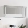 Image de Armoire murale de cuisine avec portes coulissantes inox