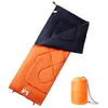Image de Sac de couchage - VIDAXL - 94464 - 3 saisons - Orange et noir - Rectangulaire 190x72cm
