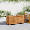 Image de Boîte de rangement de jardin persiennes 113x50x56cm bois acacia