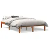 Image de vidaXL Cadre de lit cire marron 120x200 cm bois de pin massif 844854