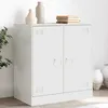 Image de vidaXL Buffet blanc 67x39x73 cm acier 841678