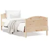 Image de vidaXL Cadre de lit avec tête de lit 90x190 cm bois de pin massif 842570