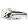 Image de vidaXL Cadre de lit sans matelas blanc 120x190 cm bois de pin massif 842611