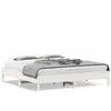 Image de vidaXL Cadre de Lit Sommier à Lattes sur Pieds Lit Double dIntérieur Lit Adulte Meuble de Chambre à Coucher Moderne 842687
