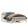 Image de vidaXL Cadre de lit sans matelas 160x200 cm bois massif de pin 842742