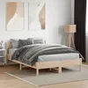 Image de vidaXL Cadre de lit sans matelas 140x190 cm bois de pin massif 842766