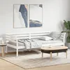 Image de vidaXL Lit de Jour Canapé-lit Lit dInvité Meuble de Salon Chambre à Coucher Salle de Séjour Moderne Blanc 90x200 cm 842871
