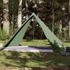 Image de vidaXL Tente familiale tipi 8 personnes vert imperméable tente tente de jardin abri extérieur tente de camping abri de 94582